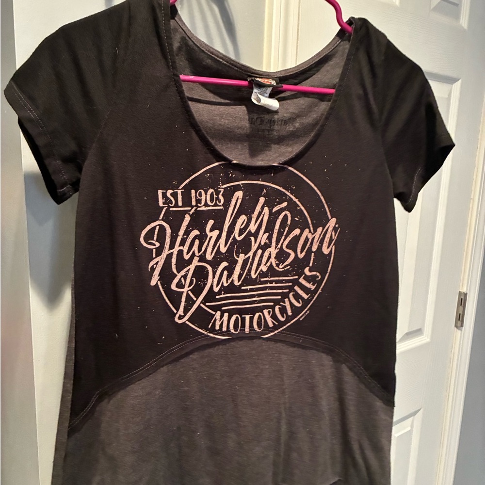 Harley Davidson high low women’s S tee